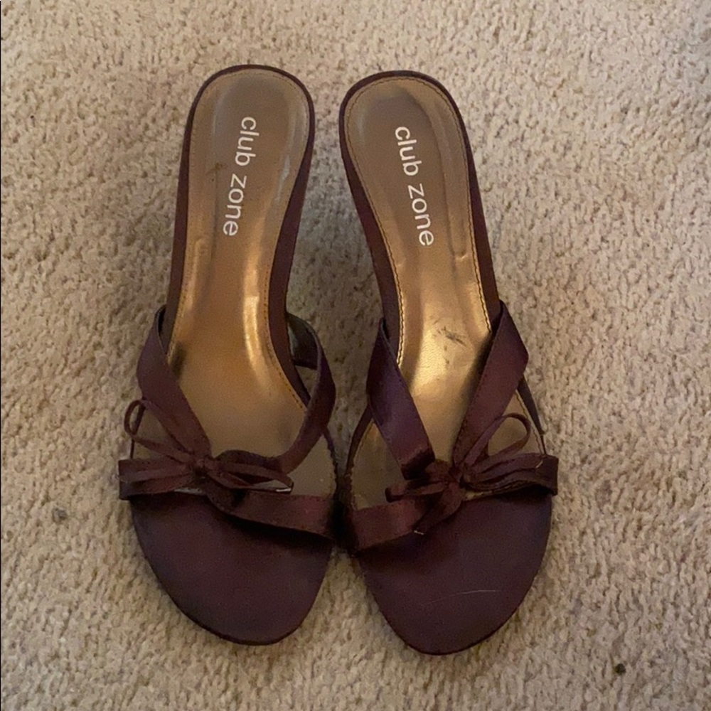 Brown heels